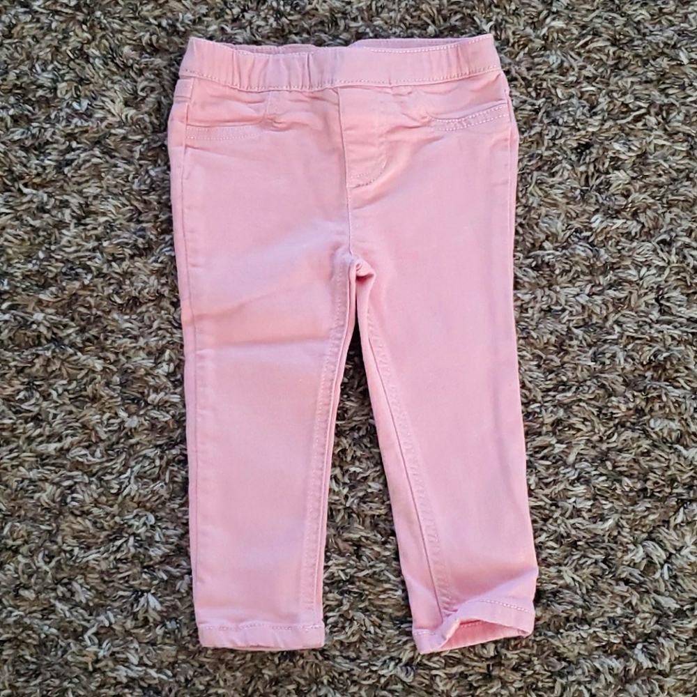 Baby girl colored denim